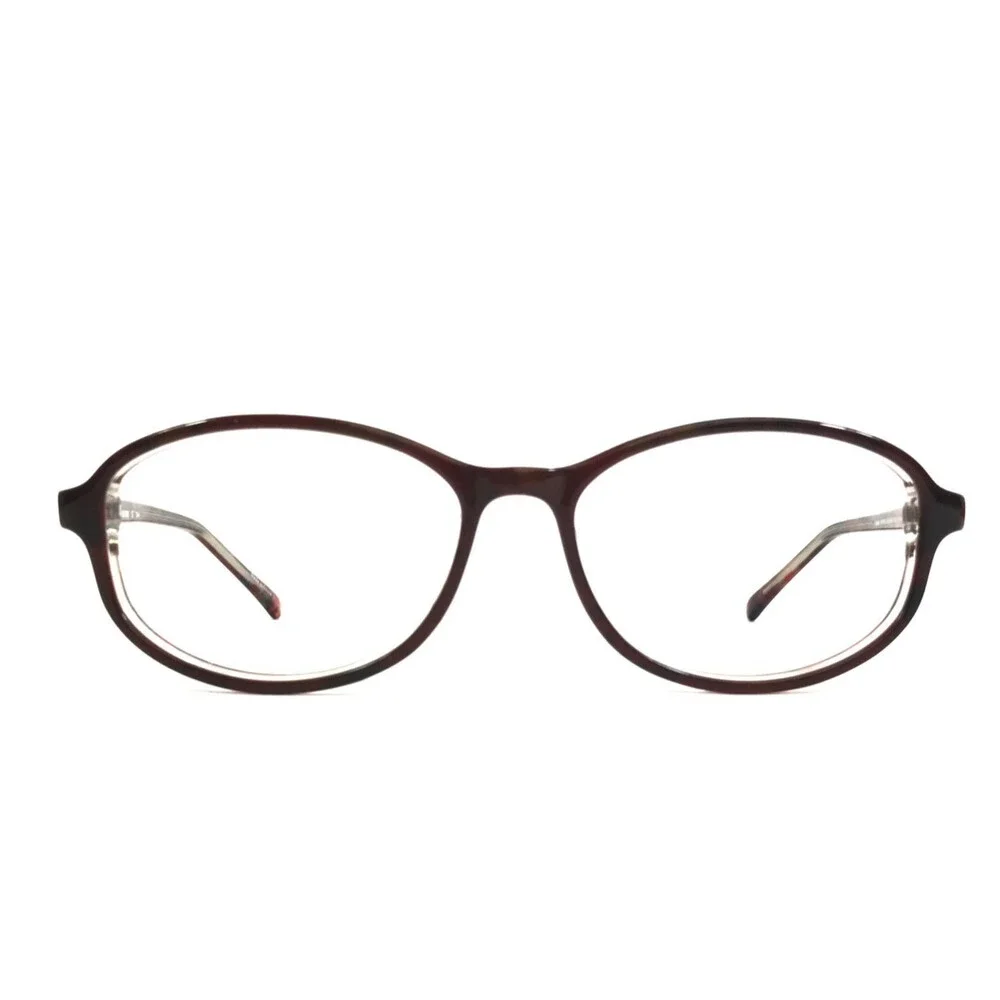 Aristar Eyeglasses Frames AR16343 535 Burgundy Clear Oval Full Rim 53-15-135